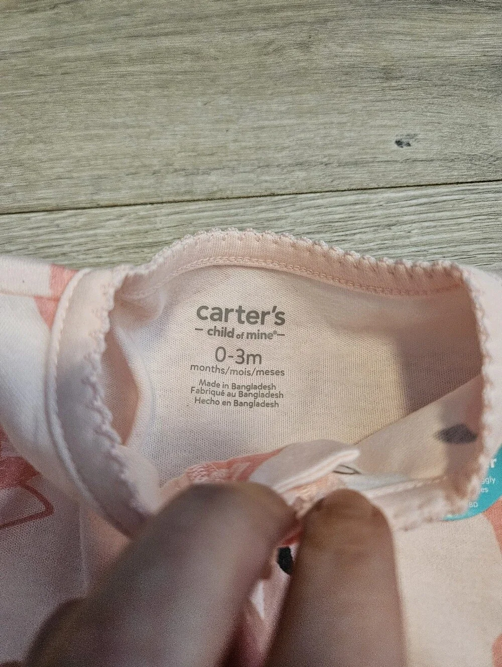 NWT Lot 5 Carters Child Of Mine Baby Girl Footed Sleep Play Pajamas 0-3 Months